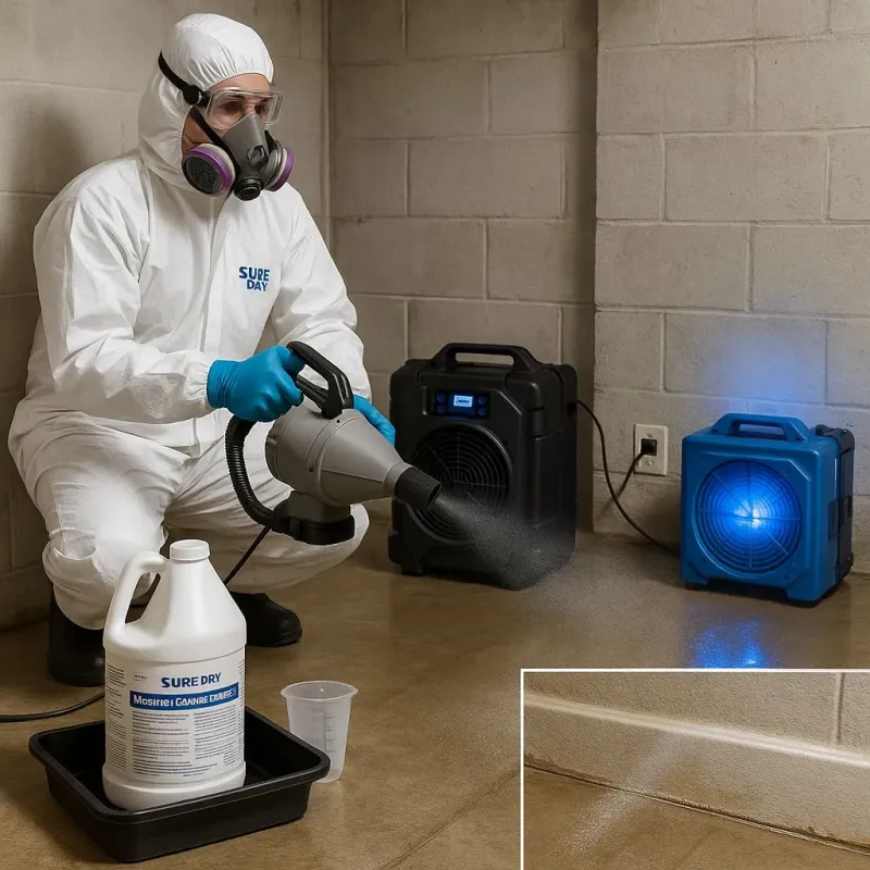 Sanitization and Odor Removal process in New Johnsonville, TN