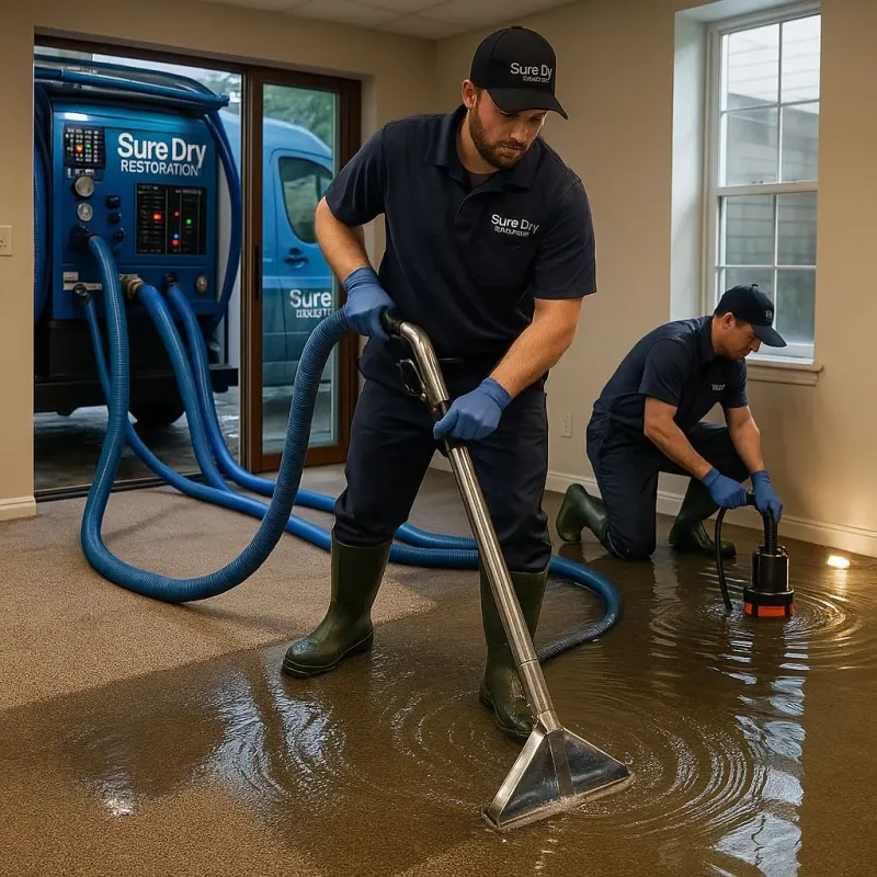 Water Extraction and Removal process in New Johnsonville, TN